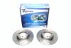 Тормозные диски 252mm с перфорацией и насечками Skoda 130 TA-TECHNIX EVOBS1463P
