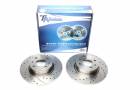 Тормозные диски 257,2mm с перфорацией и насечками Lancia Thema TA-TECHNIX EVOBS1469P