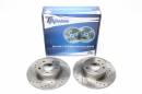Тормозные диски 251,5mm с перфорацией и насечками Alfa Romeo 156SW TA-TECHNIX EVOBS1471P