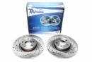Тормозные диски 281mm с перфорацией и насечками Alfa Romeo 156SW TA-TECHNIX EVOBS1478P