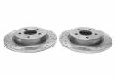 Тормозные диски 280 mm с перфорацией и насечками Volvo S40 II TA-TECHNIX EVOBS1489P