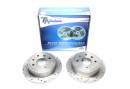 Тормозные диски 258mm с перфорацией и насечками Daewoo Evanda TA-TECHNIX EVOBS1528P