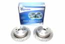 Тормозные диски 258mm с перфорацией и насечками Mercedes-Benz A-Klasse W168 TA-TECHNIX EVOBS1553P