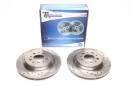 Тормозные диски 288mm с перфорацией и насечками Volvo V70 TA-TECHNIX EVOBS1555P
