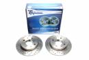 Тормозные диски 250mm с перфорацией и насечками Smart 454 Fourfour TA-TECHNIX EVOBS1566P