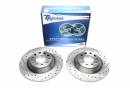 Тормозные диски 302mm с перфорацией и насечками Audi A6 C6 TA-TECHNIX EVOBS1619P