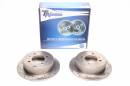 Тормозные диски 262mm с перфорацией и насечками Hyundai Sonata IV EF TA-TECHNIX EVOBS1625P