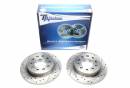 Тормозные диски 257,8mm с перфорацией и насечками Hyundai Coupe TA-TECHNIX EVOBS1628P