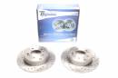 Тормозные диски 284mm с перфорацией и насечками Hyundai Sonata V TA-TECHNIX EVOBS1657P