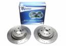 Тормозные диски 302mm с перфорацией и насечками Land Rover Range Rover Evoque TA-TECHNIX EVOBS1694P