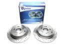 Тормозные диски 305mm с перфорацией и насечками Honda CR-V II TA-TECHNIX EVOBS1712P