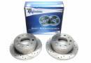Тормозные диски 280mm с перфорацией и насечками Peugeot Boxer/Kasten/Pritsche TA-TECHNIX EVOBS1763P
