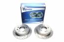 Тормозные диски 262mm с перфорацией и насечками Hyundai Elantra HD седан TA-TECHNIX EVOBS1813P