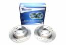 Тормозные диски 284mm с перфорацией и насечками Hyundai Grandeur TA-TECHNIX EVOBS1828P