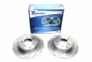 Тормозные диски 302mm с перфорацией и насечками Peugeot 4008 TA-TECHNIX EVOBS1844P