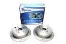 Тормозные диски 285,7mm с перфорацией и насечками Subaru Outback BM BR TA-TECHNIX EVOBS1898P