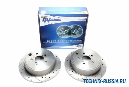 Тормозные диски 285,7mm с перфорацией и насечками Subaru Outback BM BR TA-TECHNIX EVOBS1898P