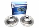 Тормозные диски 302mm с перфорацией и насечками Hyundai Santa Fe II CM TA-TECHNIX EVOBS1911P