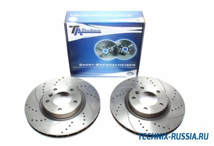 Тормозные диски 315mm с перфорацией и насечками Wiesmann Wiesmann Roadster TA-TECHNIX EVOBS20011P