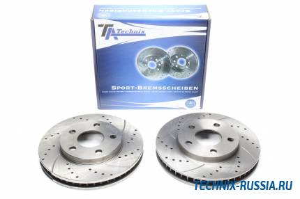 Тормозные диски 278mm с перфорацией и насечками Pontiac Grand Prix TA-TECHNIX EVOBS20018P