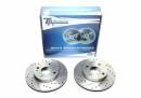 Тормозные диски 235mm с перфорацией и насечками Mazda Mazda 323 C IV TA-TECHNIX EVOBS2001P