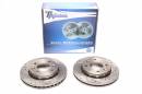Тормозные диски 258mm с перфорацией и насечками Kia Carens TA-TECHNIX EVOBS20037P