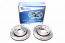 Тормозные диски 256mm с перфорацией и насечками Smart 454 Forfour TA-TECHNIX EVOBS20097P