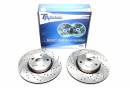 Тормозные диски 276mm с перфорацией и насечками Toyota Avensis T22 SW TA-TECHNIX EVOBS20115P