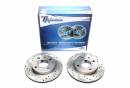 Тормозные диски 239,7mm с перфорацией и насечками Ford Fiesta Kasten TA-TECHNIX EVOBS2013P