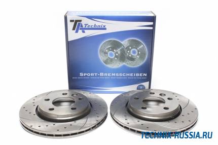 Тормозные диски 294 mm с перфорацией и насечками VW Multivan V TA-TECHNIX EVOBS20167P