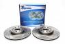 Тормозные диски 312 mm с перфорацией и насечками VW Passat Variant B8 3C TA-TECHNIX EVOBS20312P