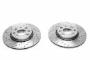 Тормозные диски 256mm с перфорацией и насечками Opel Astra F TA-TECHNIX EVOBS2033P