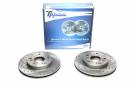 Тормозные диски 259,5mm с перфорацией и насечками Honda Honda CR-V I TA-TECHNIX EVOBS20342P