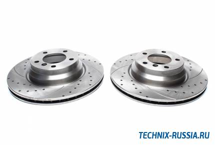 Тормозные диски 330 mm с перфорацией и насечками BMW 1er Coupe E82 TA-TECHNIX EVOBS20346P