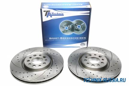 Тормозные диски 330mm с перфорацией и насечками Alfa Romeo 159 TA-TECHNIX EVOBS20367P