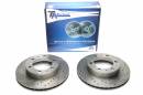 Тормозные диски 297mm с перфорацией и насечками Toyota Hilux III Pick-up TA-TECHNIX EVOBS20410P