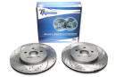 Тормозные диски 319mm с перфорацией и насечками Lexus RX 300 TA-TECHNIX EVOBS20418P