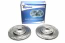 Тормозные диски 285mm с перфорацией и насечками Toyota Pajero II Canvas Top TA-TECHNIX EVOBS20427P