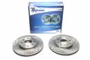 Тормозные диски 276mm с перфорацией и насечками Mitsubishi Galant VI SW TA-TECHNIX EVOBS20433P