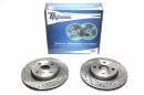 Тормозные диски 258mm с перфорацией и насечками Toyota Yaris P9 TA-TECHNIX EVOBS20489P