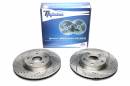 Тормозные диски 296mm с перфорацией и насечками Toyota Auris E15 TA-TECHNIX EVOBS20490P