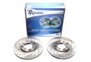 Тормозные диски 250,2mm с перфорацией и насечками Mazda 626 II Хетчбэк TA-TECHNIX EVOBS2054P