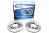 Тормозные диски 242mm с перфорацией и насечками Mitsubishi Tredia TA-TECHNIX EVOBS2056P