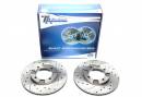 Тормозные диски 242mm с перфорацией и насечками Mitsubishi Cordia TA-TECHNIX EVOBS2056P
