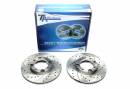 Тормозные диски 242,2mm с перфорацией и насечками Hyundai S Coupe TA-TECHNIX EVOBS2057P