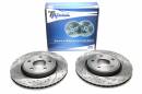 Тормозные диски 328mm с перфорацией и насечками Jeep Grand Cherokee III TA-TECHNIX EVOBS20590P