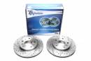 Тормозные диски 264mm с перфорацией и насечками Mazda 626 IV Hatchback TA-TECHNIX EVOBS2060P