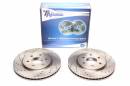 Тормозные диски 295,5mm с перфорацией и насечками Nissan NP300 TA-TECHNIX EVOBS20612P