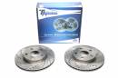 Тормозные диски 275mm с перфорацией и насечками Toyota Auris E15 Japan TA-TECHNIX EVOBS20650P