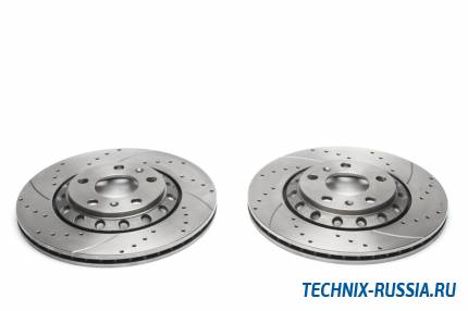 Тормозные диски 310mm с перфорацией и насечками VW Phaeton TA-TECHNIX EVOBS20654P